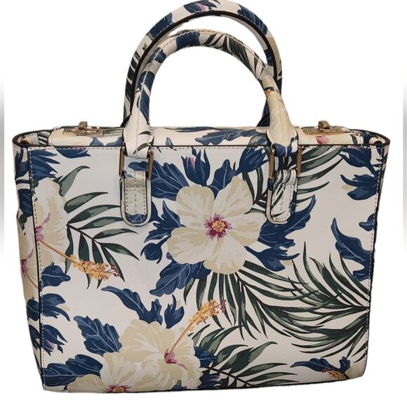 RARE Henri Bendel Floral Print leather tote bag - Picture 11 of 15